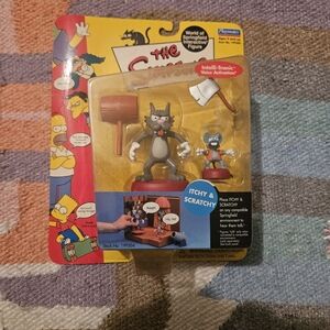 The Simpsons unopened figure Itchy and Scratchy